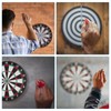 PATIKIL 12 Piece Integrated Dart Shaft and Flight Lightweight Plastic