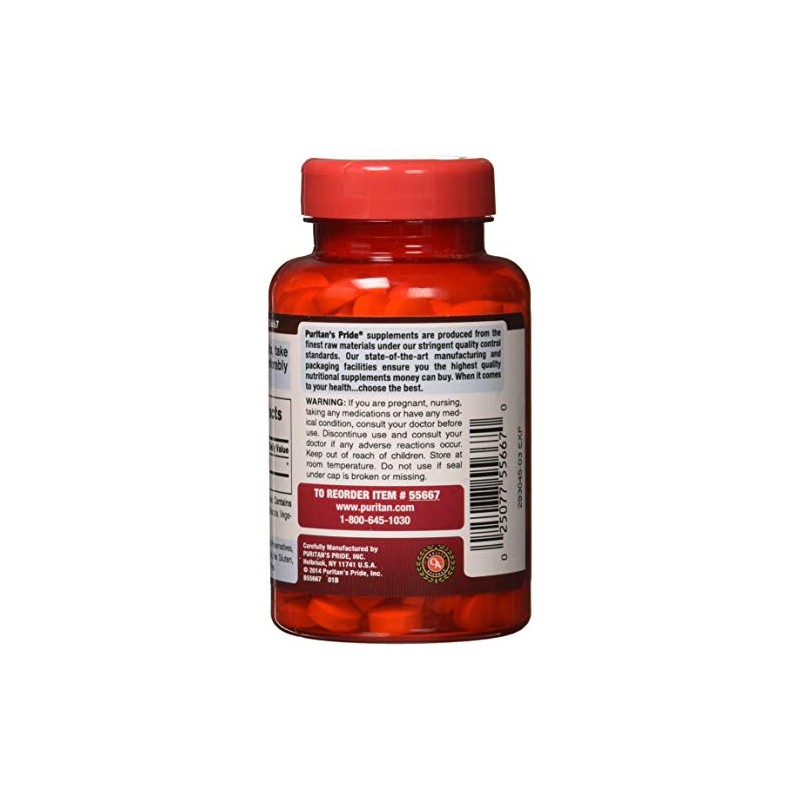 Puritan's Pride Apple Cider Vinegar 600 mg, Vegetarian Dietary Supplement,