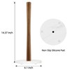 Buruis Wood Paper Towel Holder, Marble Base Modern Decorative Countertop