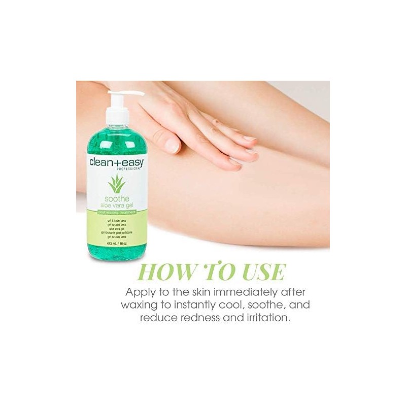 Clean + Easy Soothe Aloe Vera Gel 16oz Pump (2
