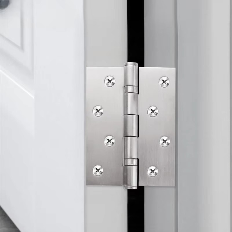 Polished Chrome Ball Bearing Hinges, Heavy Duty Steel Door Hinges