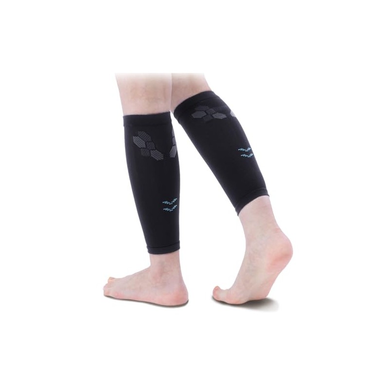 RINPAS Limpus Sports Calf Support, Black, Thin, Calf Support, Compression