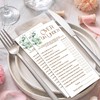 RPLCSPC Printed Party Bridal Shower Games, Over or Under, Botanical
