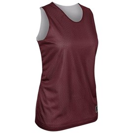 Champro Women's Standard Zone Reversible Basketball Jersey, Maroon, White, X-Large