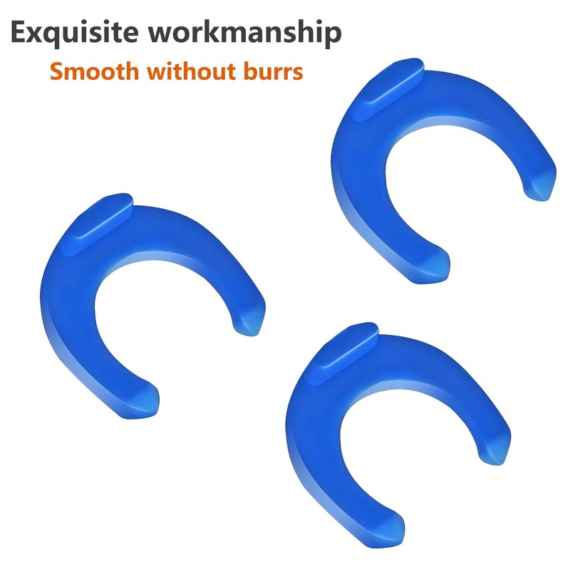 Qrity Pack of 20 Small Clip 1/4 Inch Locking Clips