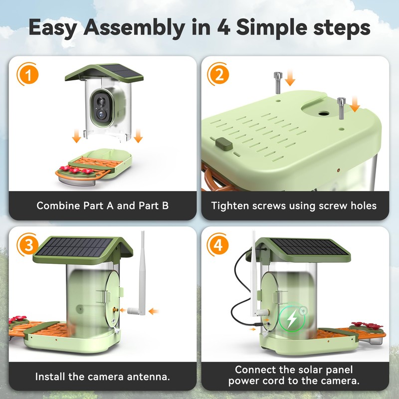 Smart Bird Feeder with Camera