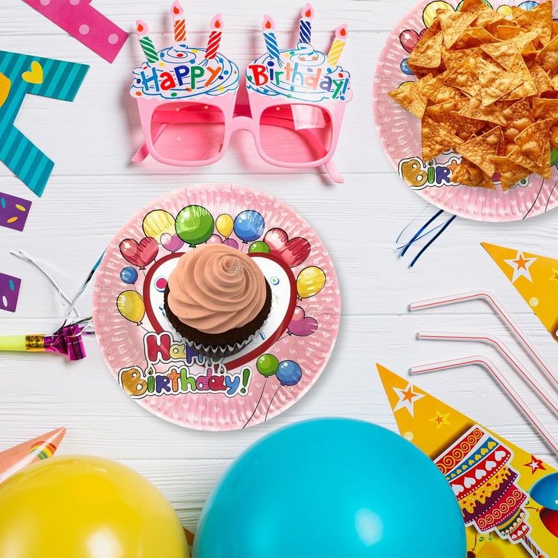 AEX Ultra Heavy-Duty Disposable Dessert Paper Plates Dinner Round Size