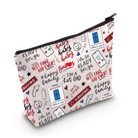 LEVLO Broadway Music Theater Enthusiast Present New Born British Musical Cosmetic Bag Birthday Party Makeup Bag, BEST FAKE, Daily