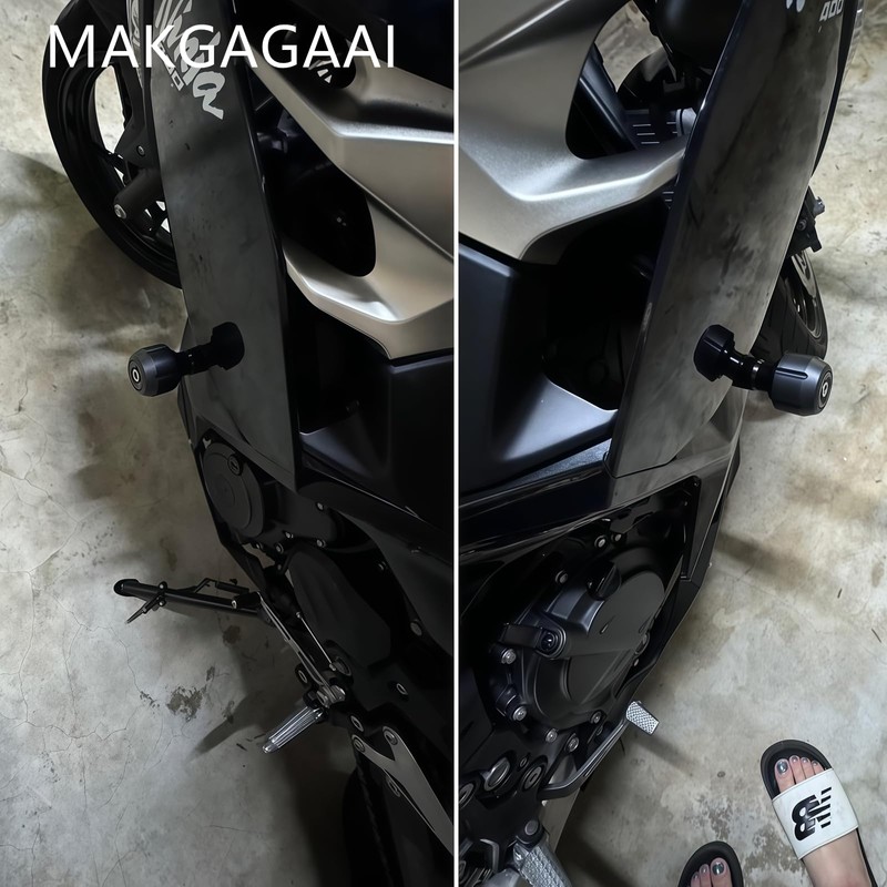 MAKGAGAAI Frame Slider Engine Slider Fairing Guard for Ninja400 Ninja250