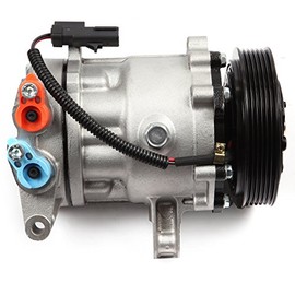 ECCPP A/C Compressor with Clutch Replacement for 2002-2005 J-eep Liberty 3.7L CO 4335C