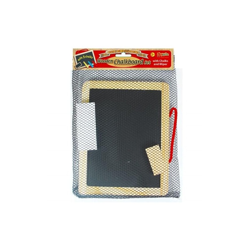 Wooden Chalkboard Set