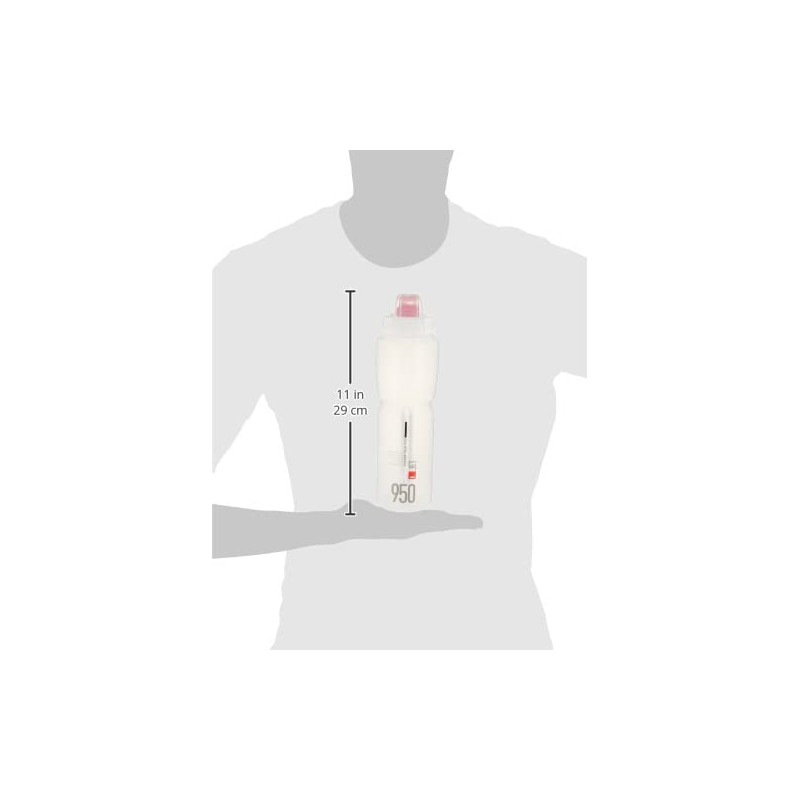 ELITE Jet Plus Water Bottle Clear Red Logo – Large