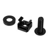 odedo 50x Screws M6 Mounting Kit Black Rack Screws Mounting