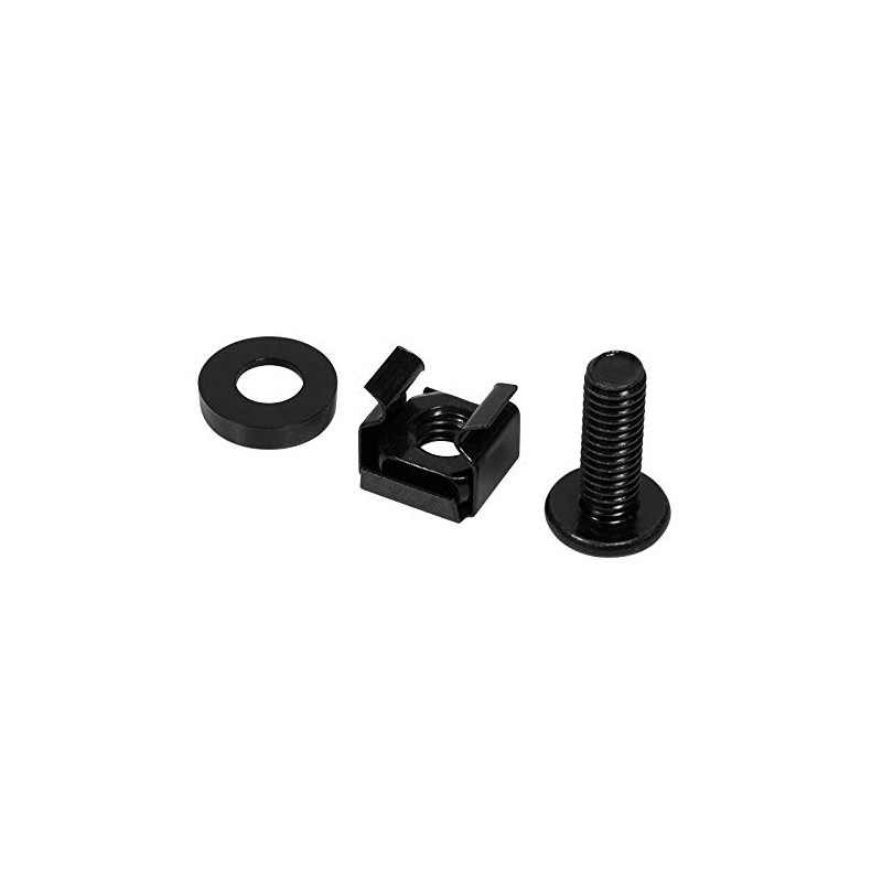 odedo 50x Screws M6 Mounting Kit Black Rack Screws Mounting