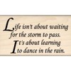Stamps by Impression Life Isn't About. Life Quote Rubber Stamp