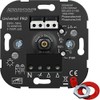 EBROM® Flush-Mounted Universal LED Dimmer Rotary Dimmer + Busch Jäger