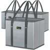 BALEINE 3Pk Reusable Grocery Bags, Foldable Shopping Bags for Groceries