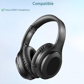 HAIZEEN Earpads Compatible with Utaxo UTBH001 BH001 Headset Headphone Ear pads Replacement Cushion(Breathable Fabric/High-grade Foam)