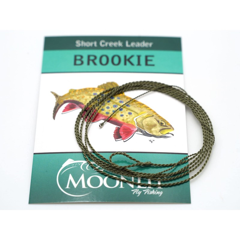 Brookie Short Furled Leader (Blue Line Fishing Fly Leader) (3-5wt)