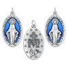 Caritas et Fides Pack of 3 - Large Blue Enamel