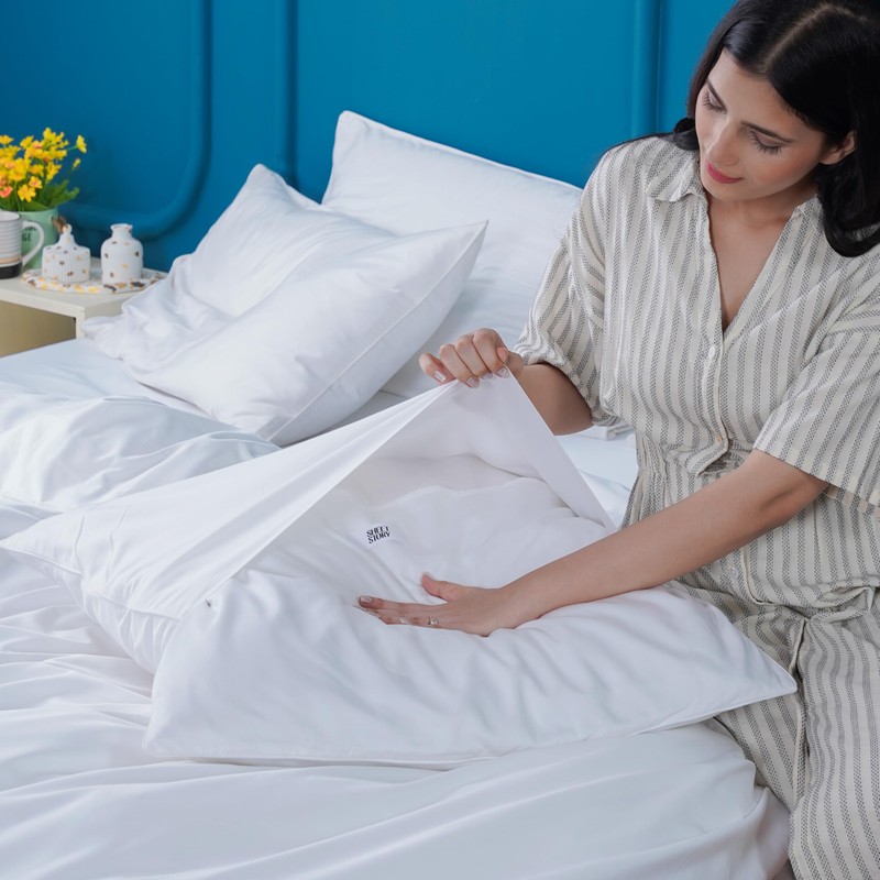 Sheet Story Bamboo Pillow Cases 2 Pack - 65x65cm Square