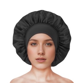 Satin Hair Bonnet Silk Bonnet For Sleeping Silk Hair Bonnet Bands, Sleeping Cap Hair Bonnet for Sleeping Satin Bonnet Single Layer Elastic Band Silk Sleep Bonnet Satin Bonnet for Sleeping