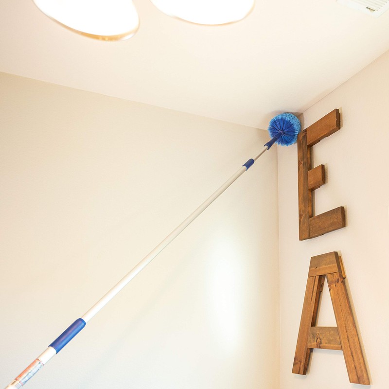 Webster Cobweb Duster and Spider Web Kit, Reach High Ceilings