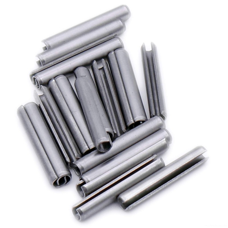 D4 (4mm x 26mm) Slotted Spring Pin (Heavy) - Stainless