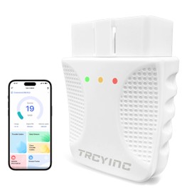 OBD2 Scanner Reader with Bluetooth 5.4 Wireless,Auto Diagnostic Scan Tool for iOS & Android,Performance Test Car Check Engine Car Code Reader,Clear Error Code Live Data Reset