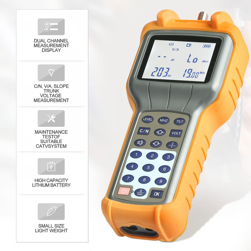 AUGOCOM® CATV Cable Tester, Coax Cable Tracer Coaxial Wire Continuity