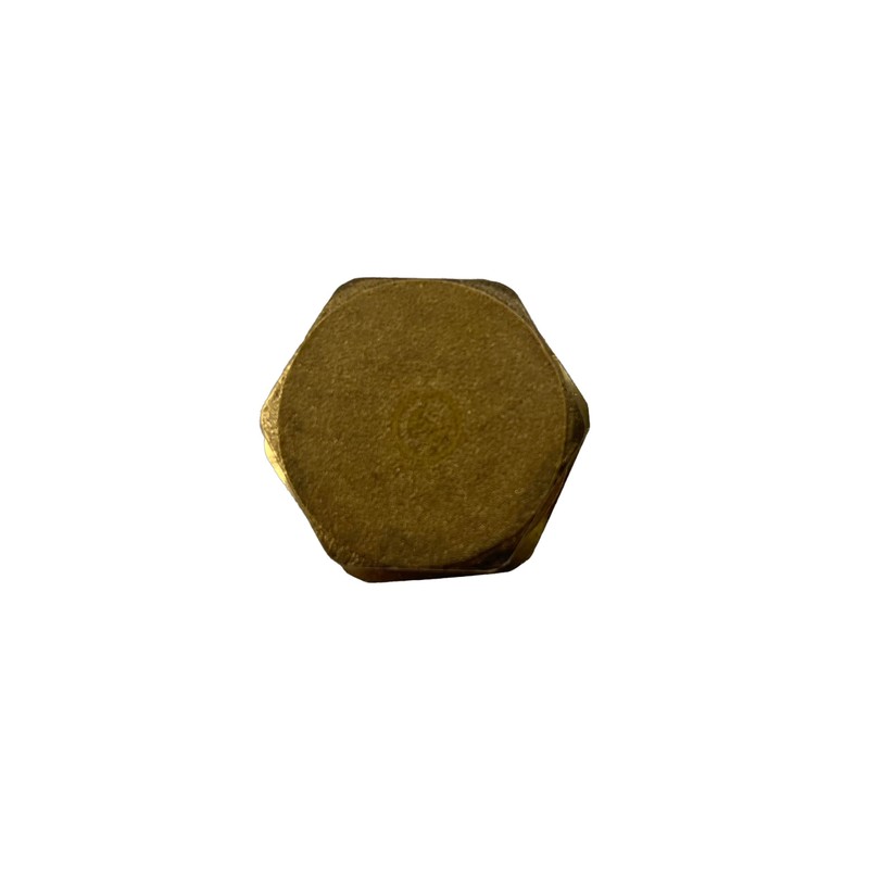 WRAS 22mm Brass Compression Stop End Blank Cap for Copper