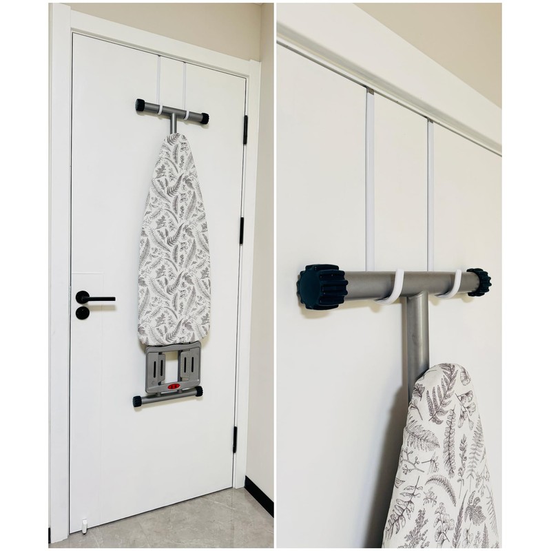 Mars-Rock Over The Door Metal Hooks with Plastic Coating 10"