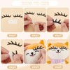 FINGERINSPIRE Set of 20 Eyelash Patches, 10 Styles, Black Eyelashes,