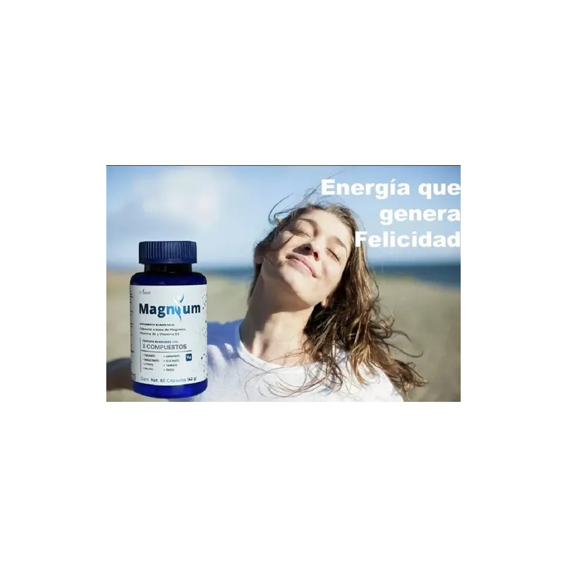 Magnesio Alta Eficacia Magnium Cap Sabor