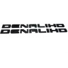 AutoTattoo Denali HD Side Door Tailgate Letter Nameplate Emblem Badge