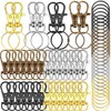 HXSEMAYIG 100 Pieces Key Chain Hooks with Key Rings Swivel