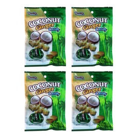 Dandy's Coconut Ginger Hard Candy, Set of 4(3.52 oz)