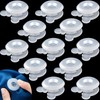Jetec 12 Pcs Duvet Comforter Clips Plastic Grippers Button Clips