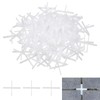 sourcing map 400Pcs Tile Spacers, 1mm 1/16" Thick Cross Shape