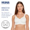 SUSA Women's Damen BH Ohne Bügel 8014 Minimizer Bra, Off-White