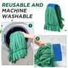 Hushee 12 Pack Large Microfiber Tube Mop Heads 18 oz