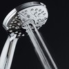 AquaSpa High Pressure 6-setting Luxury Handheld Shower Head – Extra