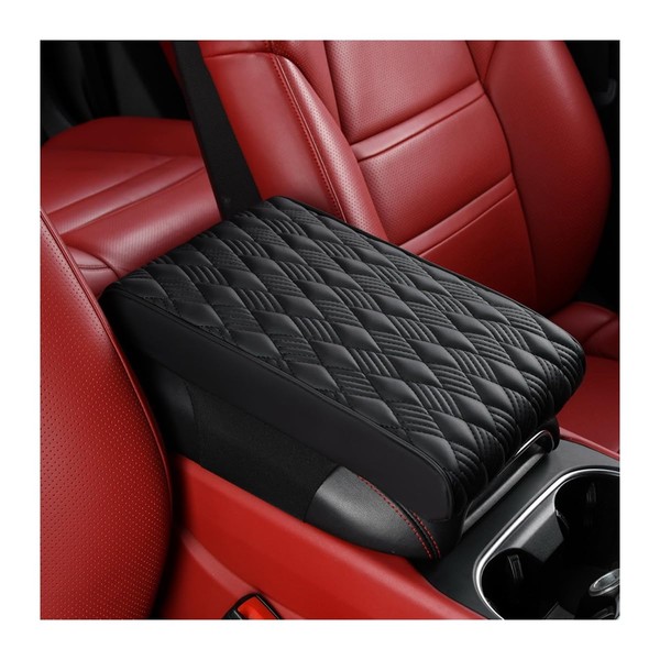 Adunsiaoto Car Centre Console Cover Waterproof Centre Console Pad, Leather