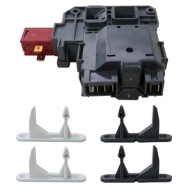 New Version 131763202 131763310 Front Load Washer Door Striker Strikers Switch Lock Kit for Frigidaire Affinity Front Load Washer Model for ATFB6000ES1 ATFB6000FS0 ATFB6700FS0 ATFB7000EG0 ATFB7000EP0