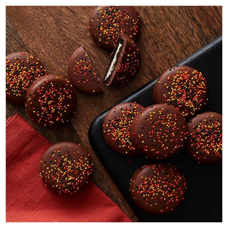 Mrs Prindables Fall Milk Chocolate Dipped Oreos - 10 Pack