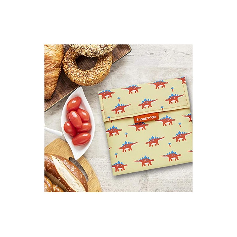 Roll'eat ® - Snack'n'Go Animals | Children's Snack Bag, Reusable
