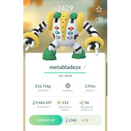 metabladezx Pokémon GO - Regigigas (30 Day Friendship or Registered) Trade
