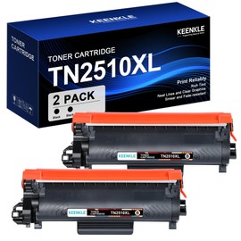 KEENKLE TN-2510XL TN2510XL with Chip Toner Cartridges Compatible with Brother TN-2510XL TN2510XL TN2510 for DCP-L2627DWE L2627DW L2665DW L2620DW L2400DWE MFC-L2800DW L2835DW HL-L24400DWE 44 5DW (2nd