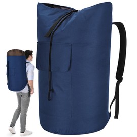 Backpack Laundry Bag, 115L XL Laundry Bags with Straps, Extra Large Laundry Backpack Bag for College Students, Heavy Duty Laundromat Bag, College Dorm Room Essentials for Girls, Boys, Guys