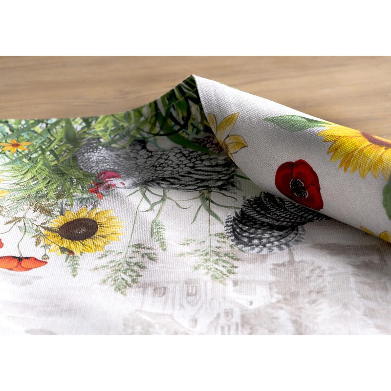 Maison d' Hermine Basse Cour 100% Cotton Set of 4